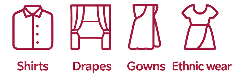 Garments and tailoring services at Corinium Cleaners